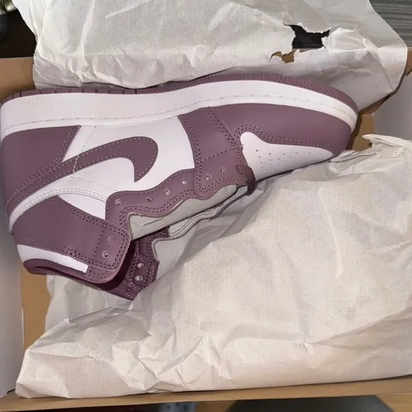 Nike Purple and White Athletic Shoes