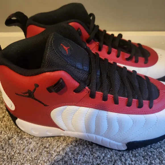 Nike Red and Black Sneakers with Classic Silhouette