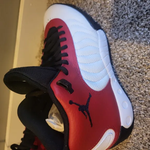 Nike Red and Black Sneakers with Classic Silhouette