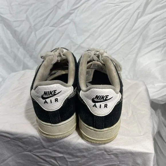 Nike Shoes Air Force 1 Youth 7Y Panda Black White Snakeskin Sneaker 820438-111