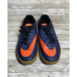 Nike Shoes Mens 12 Navy Orange JR HyperVenom X PRO Indoor Soccer