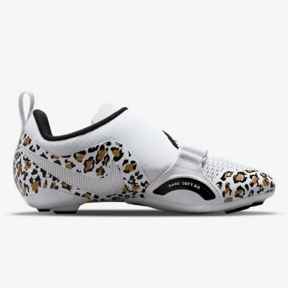 NIKE SuperRep Cycle Indoor Animal Print Cycling Shoes Womens 7