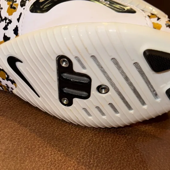Nike SuperRep Cycle Wmns Size 11.5 Indoor Cycling Shoes White Leopard CJ0775-177