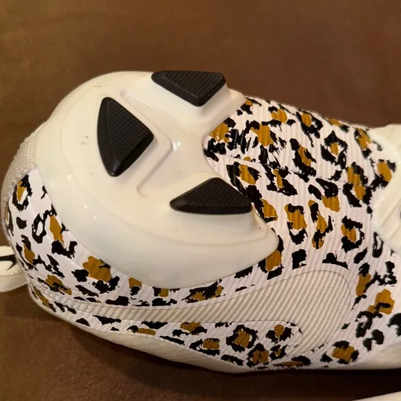 Nike SuperRep Cycle Wmns Size 11.5 Indoor Cycling Shoes White Leopard CJ0775-177