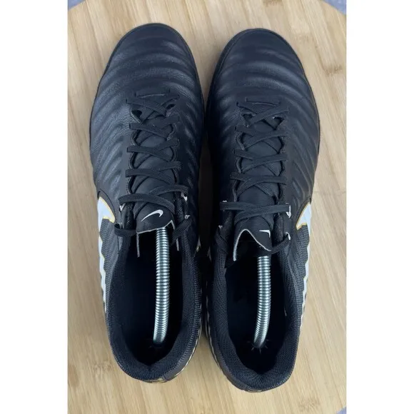 Nike TiempoX Ligera IV Shoes Men's SZ 13 Indoor Soccer Trainers Black 897765-002