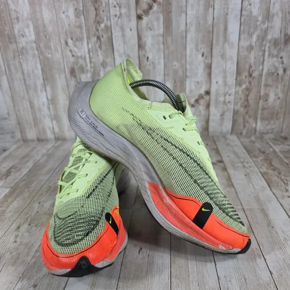 Nike Vaporfly NEXT% 2 Mens Running Shoes Neon Orange Lightweight Size 10