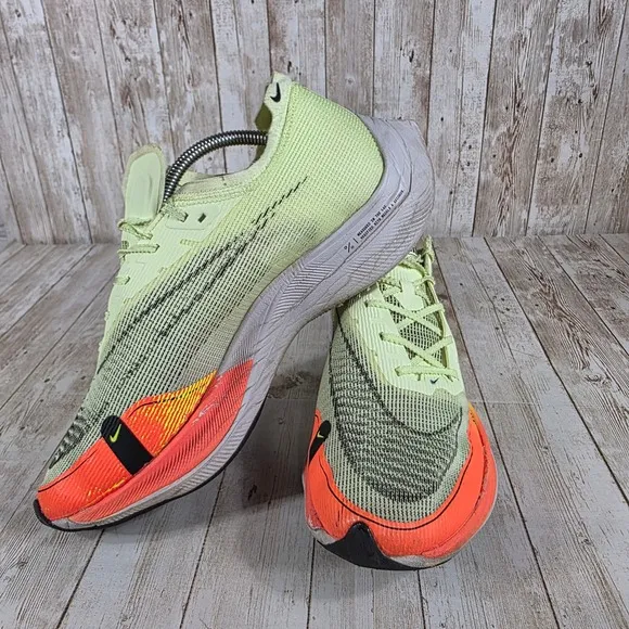 Nike Vaporfly NEXT% 2 Mens Running Shoes Neon Orange Lightweight Size 10
