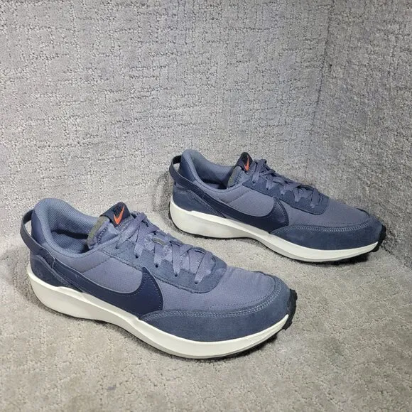 Nike Waffle Debut SE FJ4196-001 Mens Size US 10.5 Blue Running Sneaker Shoes