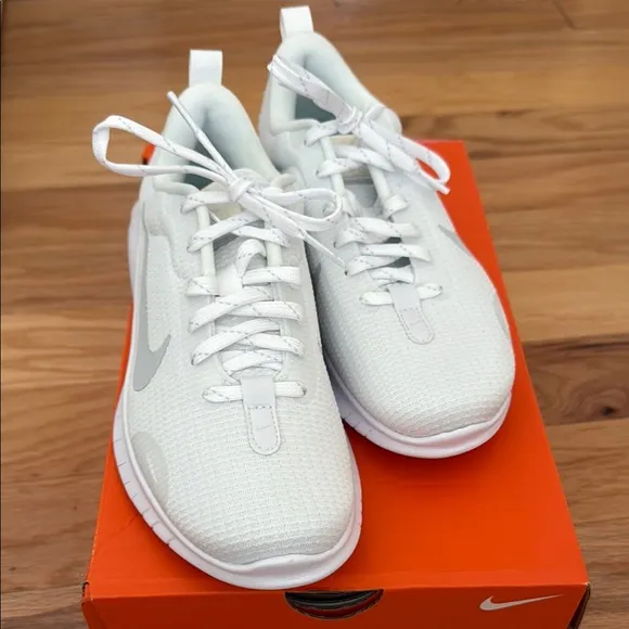 Nike White and Gray Athletic Shoes