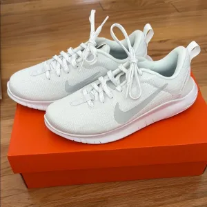 Nike White and Gray Athletic Shoes