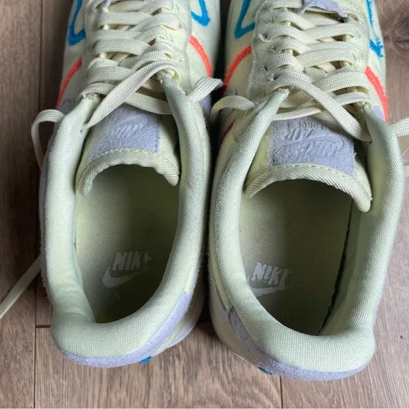 Nike Wmns Air Force 1 '07 Low LX 'Stitched Canvas - Life Lime' Shoes Size 9.5