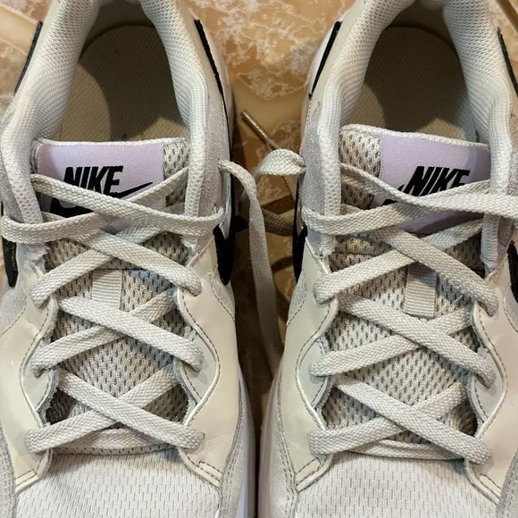 Nike Women's Air Max Fushion Cream and Black Sneakers
