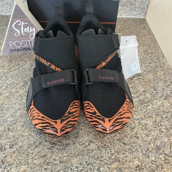 Nike Womens SuperRep Cycle Tiger Indoor Cycling Shoes‎ Size 7.5 CJ0775-018