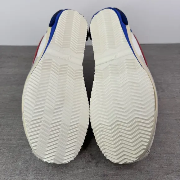 Nike x Sacai Cortez SP OG Shoes -White/Red/Blue- DQ0581-100 Men's 6, 8.5