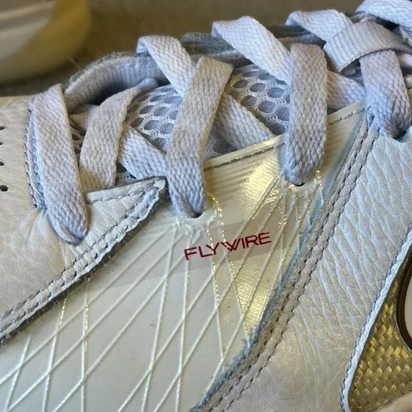 Nike Zoom KD 3 White Metallic Gold Mens 10 Sneaker Shoes NO INSOLES