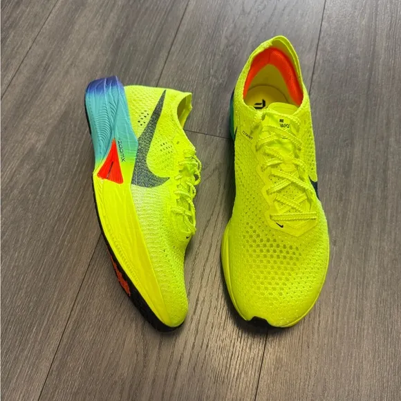 Nike ZoomX Vaporfly Next% 3 Volt Scream Running Shoes DV4129-700 Men Size 8
