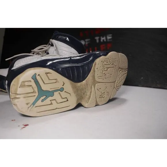 Nike Air Jordan 9 Retro White/Blue Men's Size 11.5 Basketball Shoes