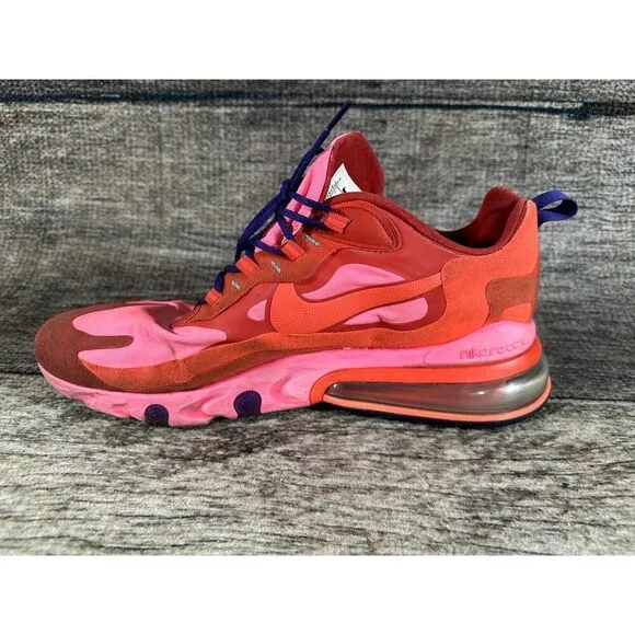 Nike Air Max 270 React Electronic Mens Size 13 Running Shoes Sneakers AO4971-600