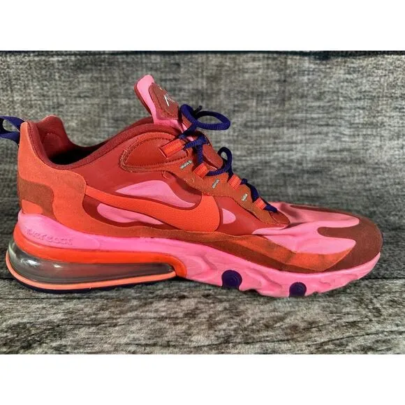 Nike Air Max 270 React Electronic Mens Size 13 Running Shoes Sneakers AO4971-600