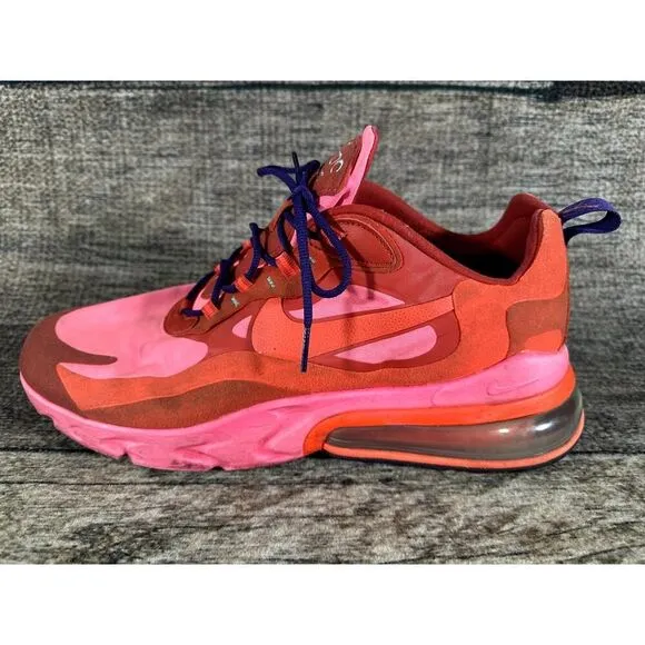 Nike Air Max 270 React Electronic Mens Size 13 Running Shoes Sneakers AO4971-600