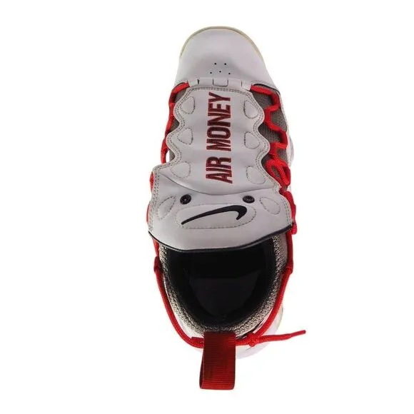 Nike Air More Money Uptempo Habanero Red Lifestyle Sneakers BV2520-100 Men's 9.5