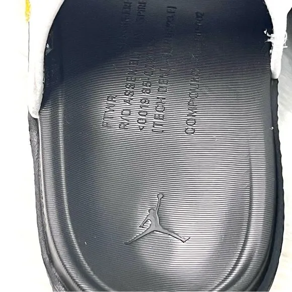 Nike Jordan Super Play Slide Slippers White/Taxi DM1683-170, Men Size 8