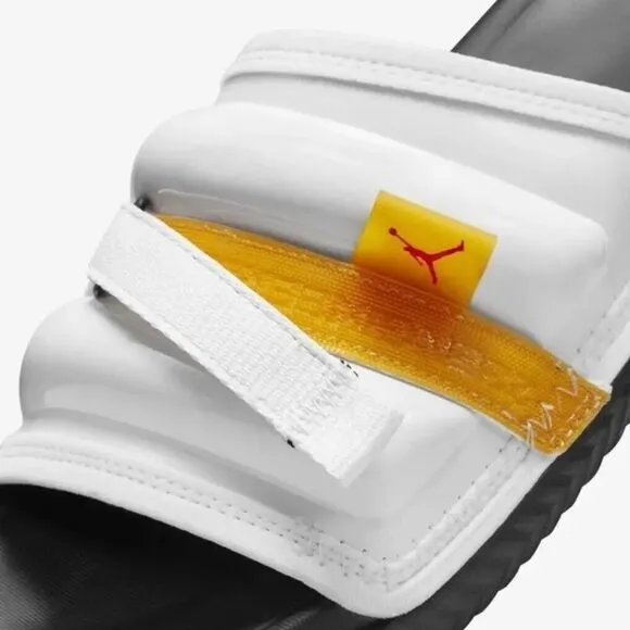Nike Jordan Super Play Slide Slippers White/Taxi DM1683-170, Men Size 8