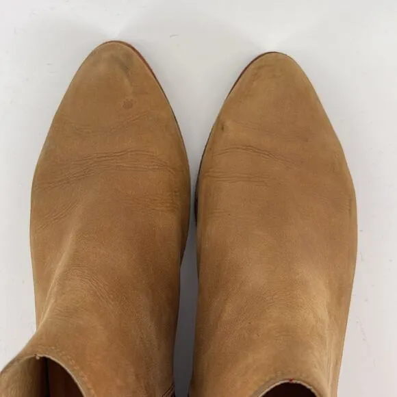 Nisolo Eva Everyday leather pull on flat Chelsea ankle boots sz 8.5