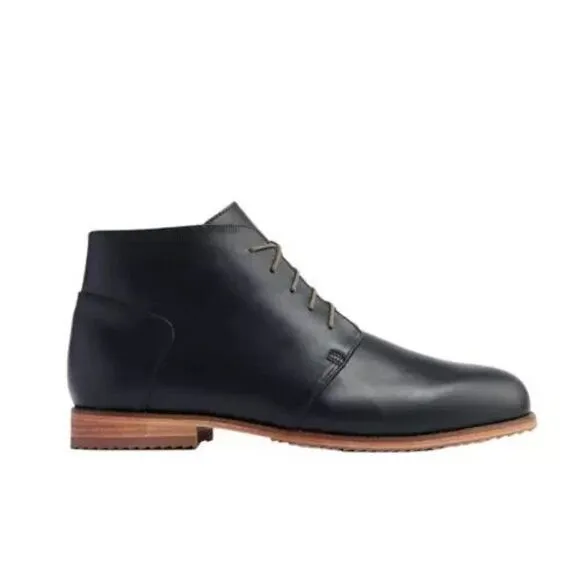 Nisolo Everyday Chukka Boot Black Leather Upper Leather Sole Mens 11 NIB