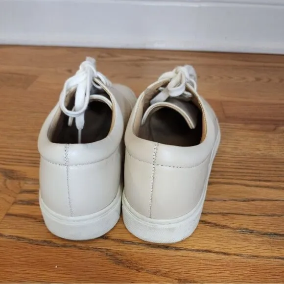 Nisolo Everyday Classic Leather Sneaker Water Resistant 10 Bone