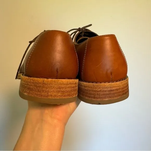 Nisolo Men’s Everyday Oxford Shoes in Brandy Size 9