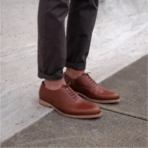 Nisolo Men’s Everyday Oxford Shoes in Brandy Size 9