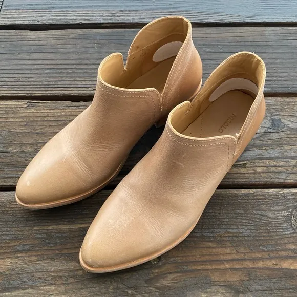 Nisolo Mia everyday boot tan ankle boots