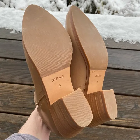Nisolo Mia everyday boot tan ankle boots