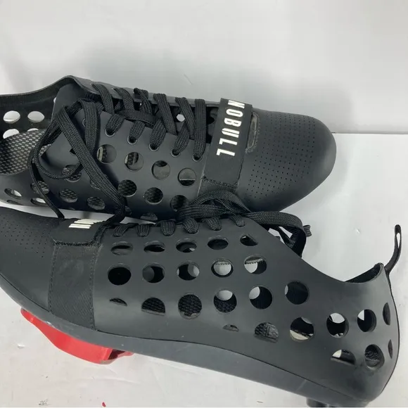 NO BULL Cycling Shoes Mens Size 9 Women's 10.5 Black Indoor Outdoor