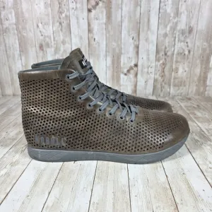 NOBULL High Top Trainer CrossFit Lifting‎ Shoes Olive Perforated Mens 10.5
