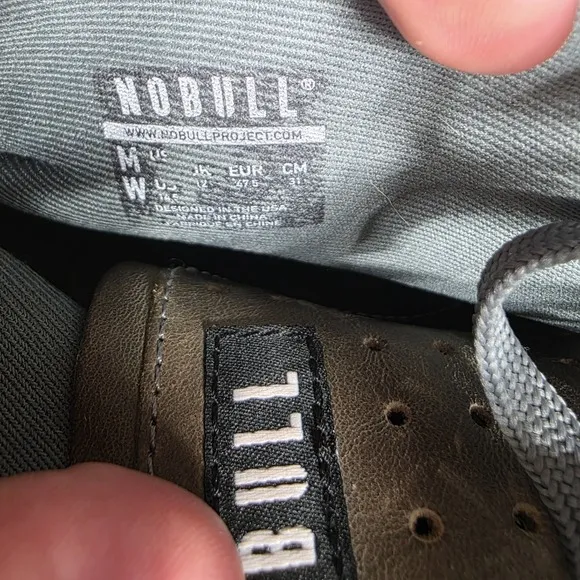 NOBULL High Top Trainer CrossFit Lifting‎ Shoes Olive Perforated Mens 10.5