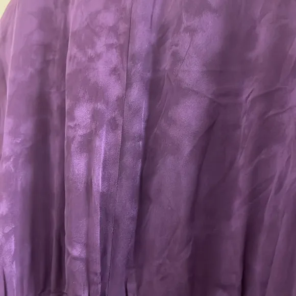 Nora Noh purple silk belted dress
