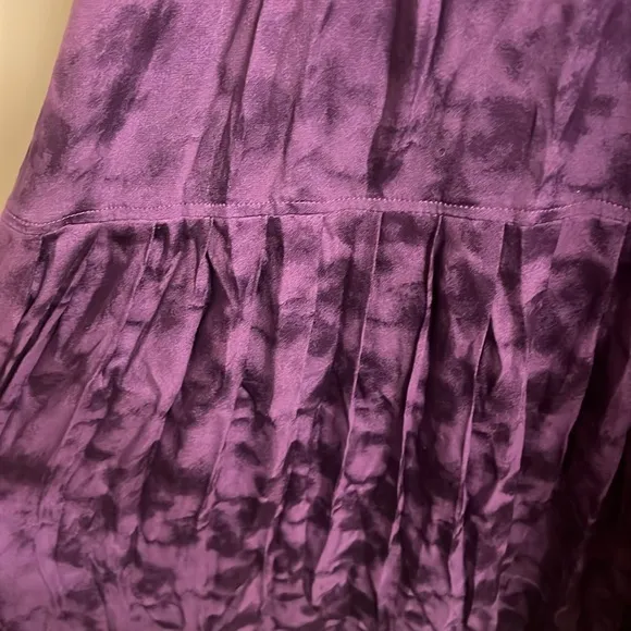 Nora Noh purple silk belted dress