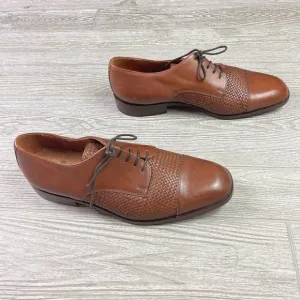 NORDSTROM Woven Leather Oxford - Made in Italy Wide - NWT's