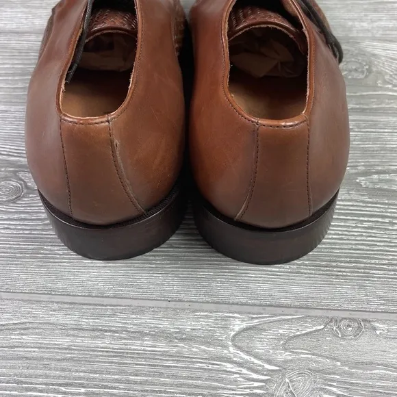 NORDSTROM Woven Leather Oxford - Made in Italy Wide - NWT's