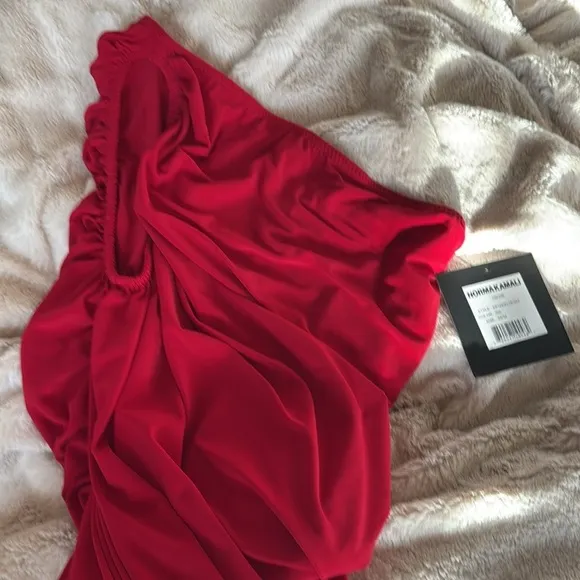 Norma Kamali Diana dress red NEW NWT