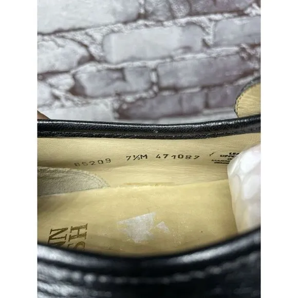 Nunn Bush Black Leather Slip On Tassel Loafers Dress Shoes Men’s Sz 7.5M US/41EU