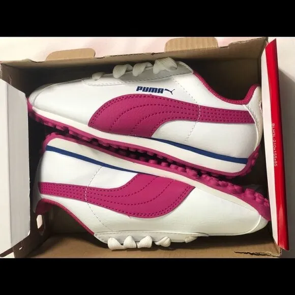 NWB Puma Turin ps white ultra magenta sneakers 12C