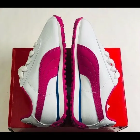 NWB Puma Turin ps white ultra magenta sneakers 12C