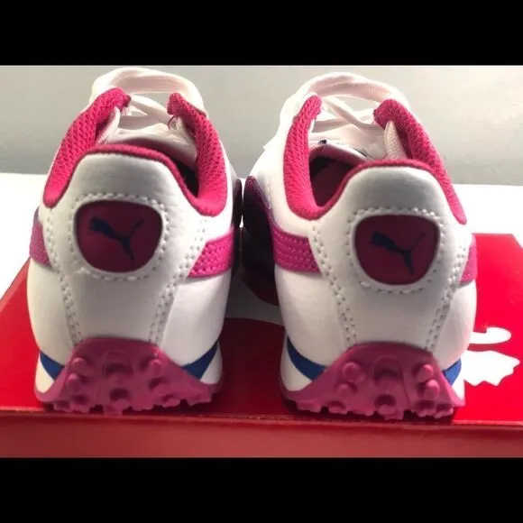 NWB Puma Turin ps white ultra magenta sneakers 12C