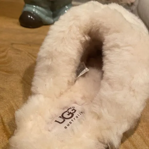 NWB Ugg Shearling Scuffs Slide Slippers Bedroom Shoes Size 6