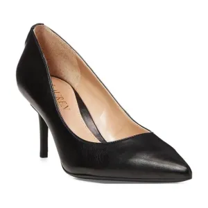 NWOB LAUREN Ralph Lauren Classic Black Leather Pointed Toe Pumps Mid Heel Sz 9.5