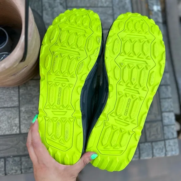 NWOB Red Wing Aluminum Toe Green Shoes