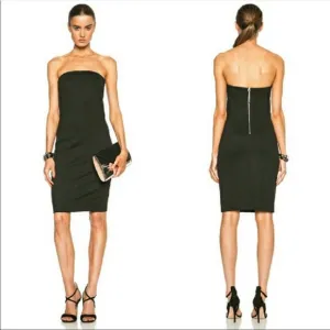 NWOT HELMUT LANG Minimalist Strapless Dress P